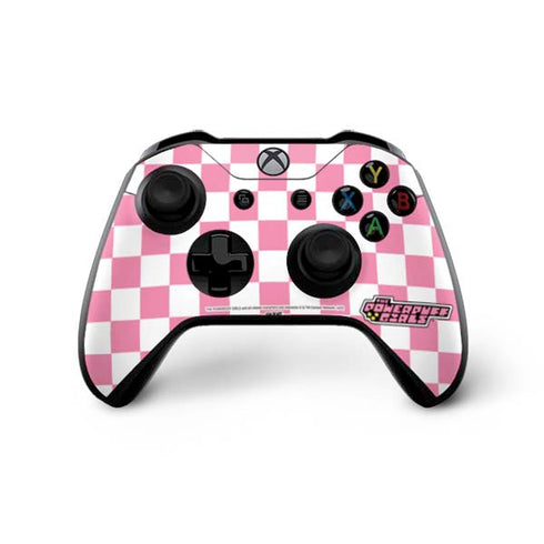 Cartoon Network Powerpuff Girls Checkered Xbox One X Controller Skin