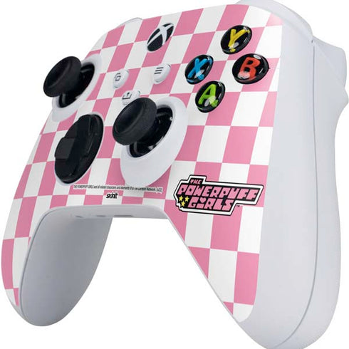 Cartoon Network Powerpuff Girls Checkered Xbox Series S Controller Skin
