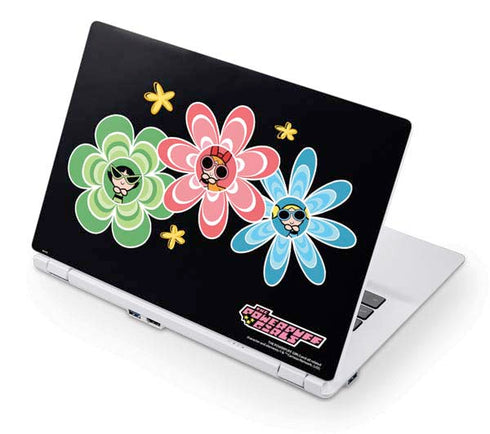 Cartoon Network Powerpuff Girls Flowers Acer Chromebook Skin