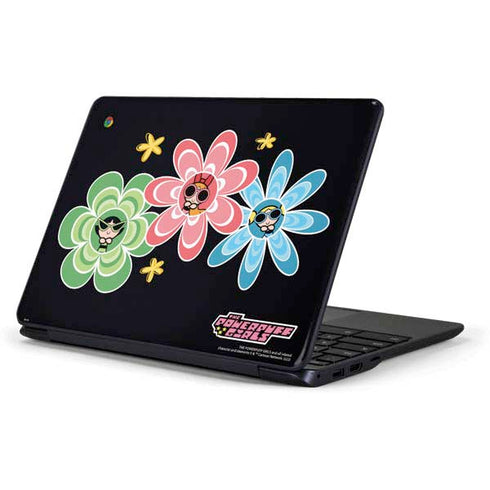 Cartoon Network Powerpuff Girls Flowers Samsung Chromebook Skin