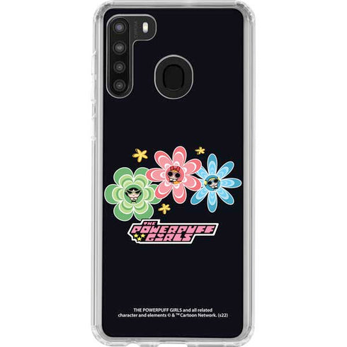 Cartoon Network Powerpuff Girls Flowers Galaxy A21 Clear Case