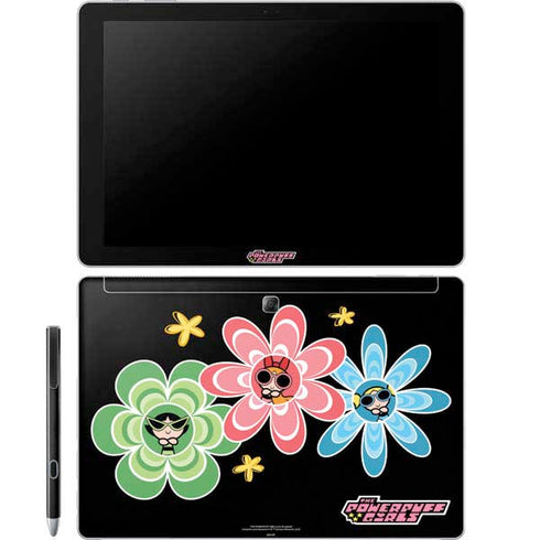 Cartoon Network Powerpuff Girls Flowers Galaxy Book 12in Skin