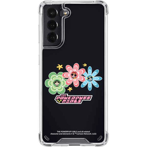 Cartoon Network Powerpuff Girls Flowers Galaxy S21 5G Clear Case