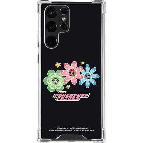 Cartoon Network Powerpuff Girls Flowers Galaxy S22 Ultra Clear Case