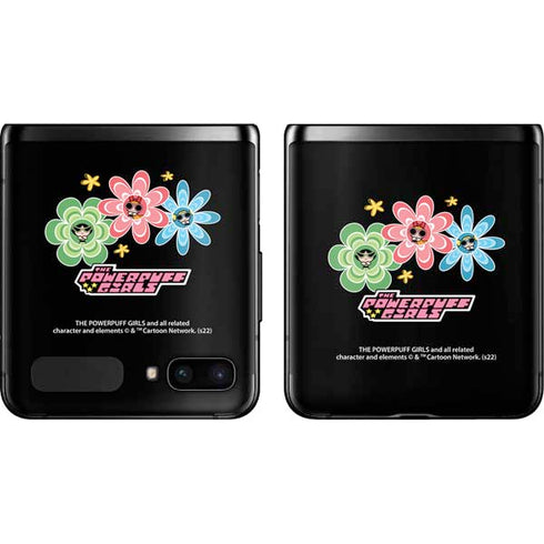 Cartoon Network Powerpuff Girls Flowers Galaxy Z Flip Skin