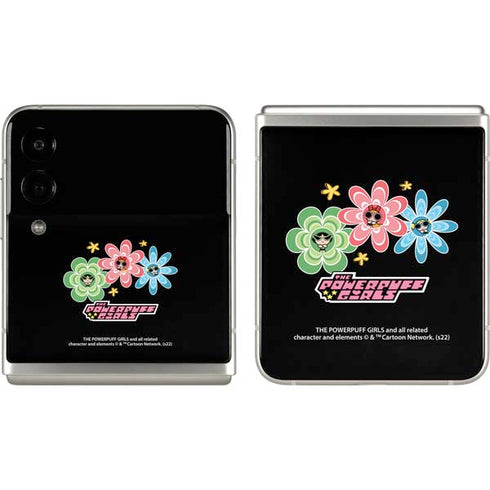 Cartoon Network Powerpuff Girls Flowers Galaxy Z Flip3 5G Skin