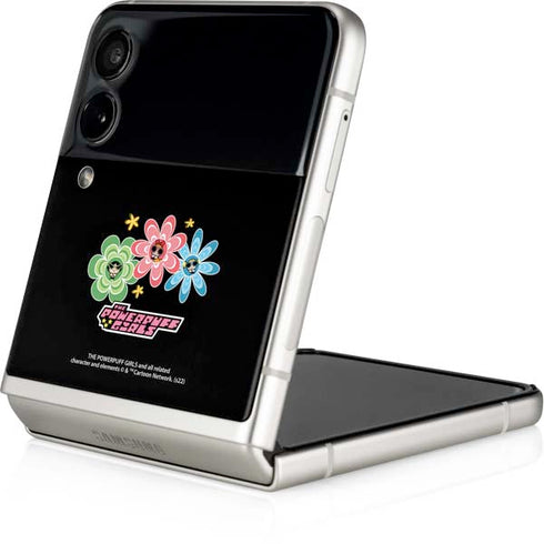 Cartoon Network Powerpuff Girls Flowers Galaxy Z Flip3 5G Skin