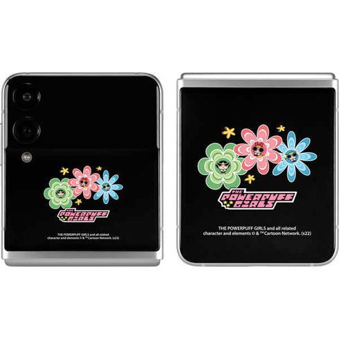 Cartoon Network Powerpuff Girls Flowers Galaxy Z Flip4 5G Skin