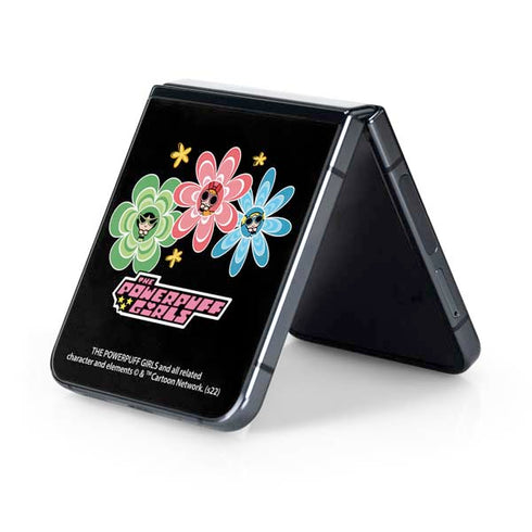 Cartoon Network Powerpuff Girls Flowers Galaxy Z Flip5 5G Skin