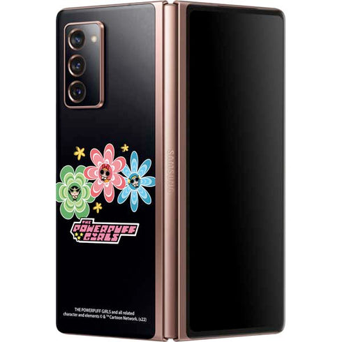 Cartoon Network Powerpuff Girls Flowers Galaxy Z Fold2 5G Skin