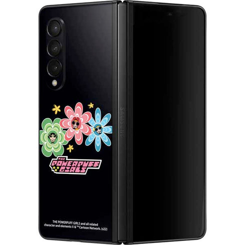 Cartoon Network Powerpuff Girls Flowers Galaxy Z Fold3 5G Skin