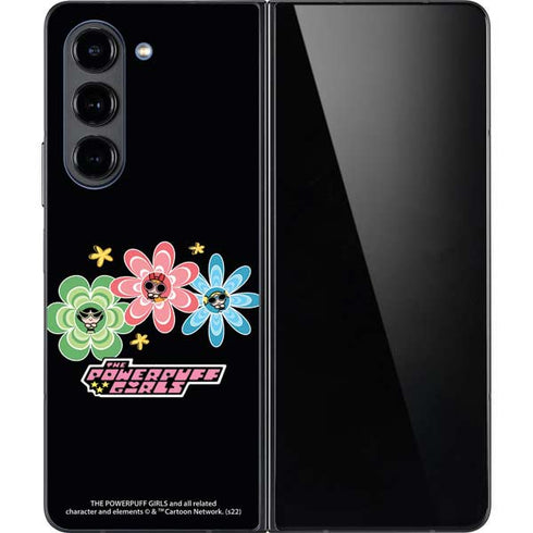 Cartoon Network Powerpuff Girls Flowers Galaxy Z Fold5 5G Skin