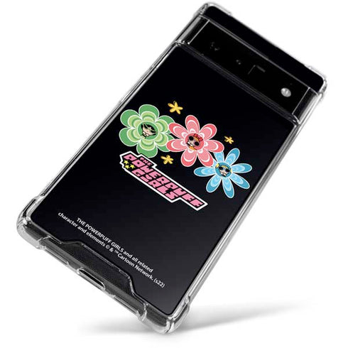 Cartoon Network Powerpuff Girls Flowers Google Pixel 6 Clear Case