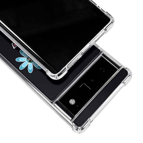 Cartoon Network Powerpuff Girls Flowers Google Pixel 6 Clear Case