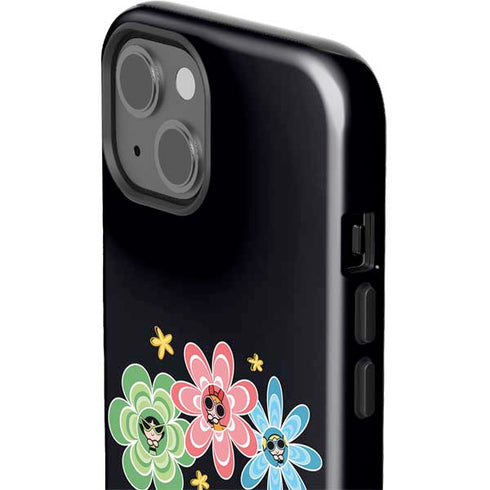 Cartoon Network Powerpuff Girls Flowers iPhone 15 Plus Impact Case