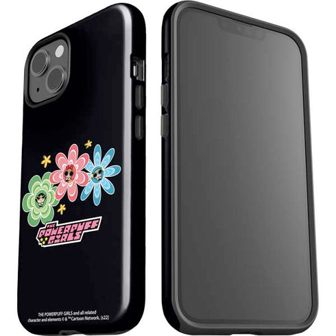 Cartoon Network Powerpuff Girls Flowers iPhone 15 Plus Impact Case