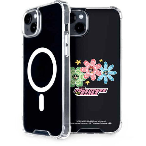 Cartoon Network Powerpuff Girls Flowers iPhone 15 Plus MagSafe Case