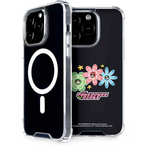 Cartoon Network Powerpuff Girls Flowers iPhone 15 Pro MagSafe Case