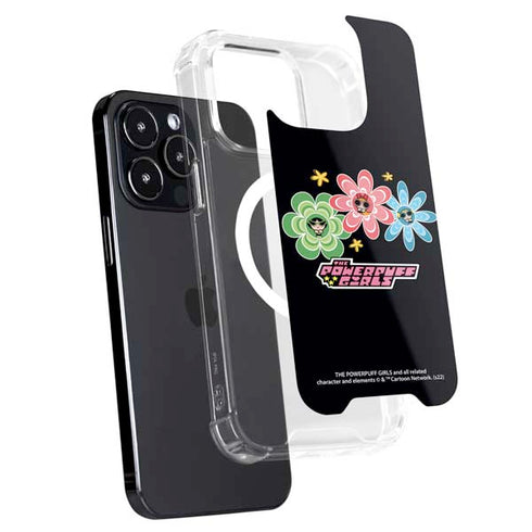 Cartoon Network Powerpuff Girls Flowers iPhone 15 Pro MagSafe Case