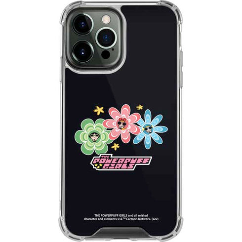 Cartoon Network Powerpuff Girls Flowers iPhone 14 Pro Max Clear Case