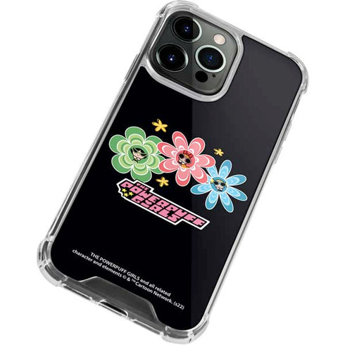 Cartoon Network Powerpuff Girls Flowers iPhone 15 Pro Max Clear Case