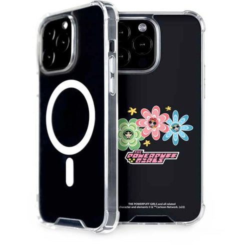 Cartoon Network Powerpuff Girls Flowers iPhone 15 Pro Max MagSafe Case