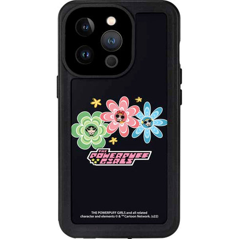 Cartoon Network Powerpuff Girls Flowers iPhone 14 Pro Waterproof Case