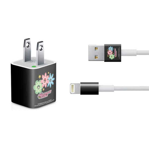Cartoon Network Powerpuff Girls Flowers iPhone Charger (5W USB) Skin