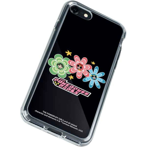 Cartoon Network Powerpuff Girls Flowers iPhone SE (2nd & 3rd Gen) Clear Case