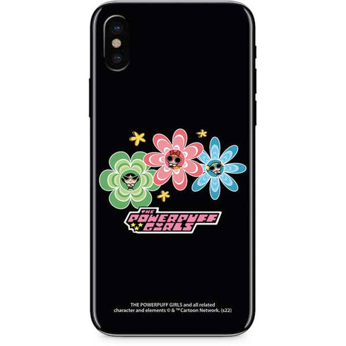 Cartoon Network Powerpuff Girls Flowers iPhone X Skin
