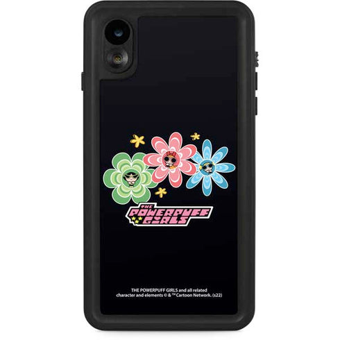 Cartoon Network Powerpuff Girls Flowers iPhone XR Waterproof Case