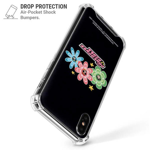 Cartoon Network Powerpuff Girls Flowers iPhone XS Max Clear Case