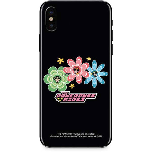 Cartoon Network Powerpuff Girls Flowers iPhone XS Skin