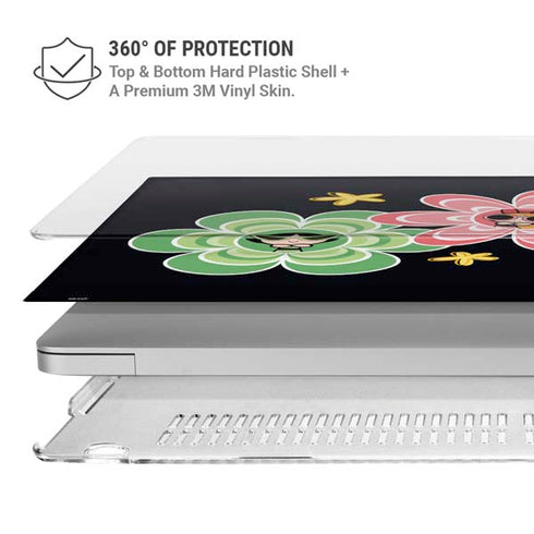 Cartoon Network Powerpuff Girls Flowers MacBook Air 15in (2023-2025) Case plus Skin