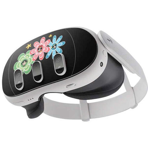 Cartoon Network Powerpuff Girls Flowers Meta Quest 3 Skin
