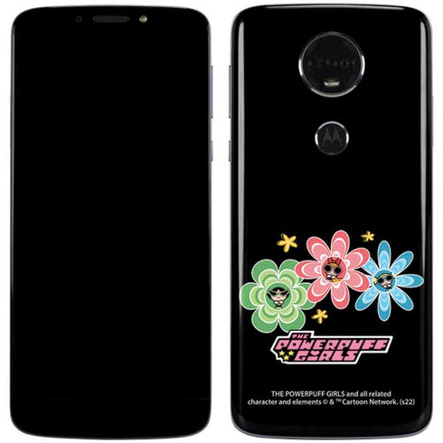 Cartoon Network Powerpuff Girls Flowers Moto E5 Plus Skin