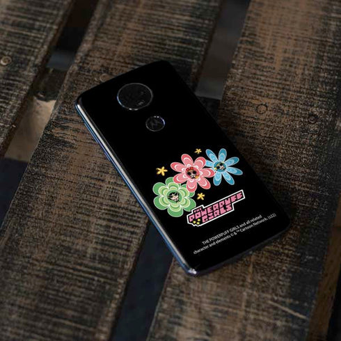 Cartoon Network Powerpuff Girls Flowers Moto E5 Plus Skin