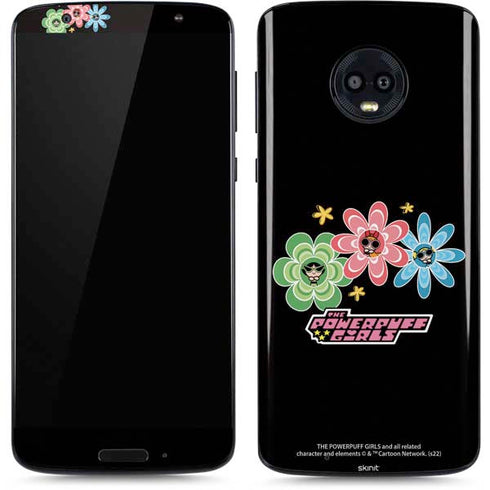 Cartoon Network Powerpuff Girls Flowers Moto G6 Skin