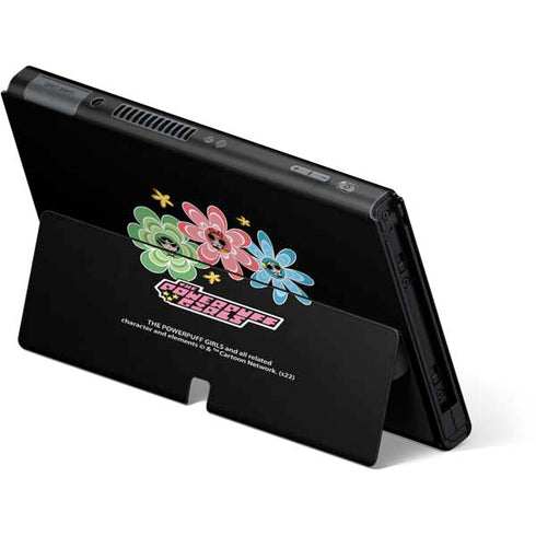 Cartoon Network Powerpuff Girls Flowers Nintendo Switch OLED (2021) Skin