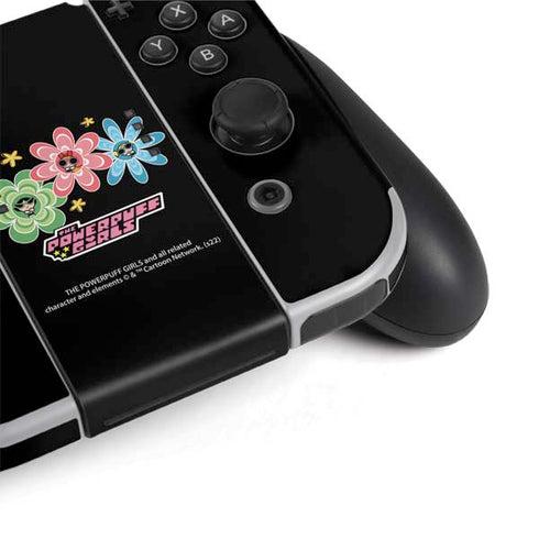 Cartoon Network Powerpuff Girls Flowers Nintendo Switch OLED (2021) Skin