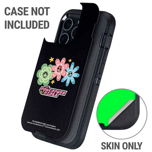 Cartoon Network Powerpuff Girls Flowers Otterbox Defender iPhone Skin