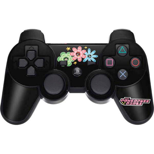 Cartoon Network Powerpuff Girls Flowers PS3 Dual Shock wireless controller Skin