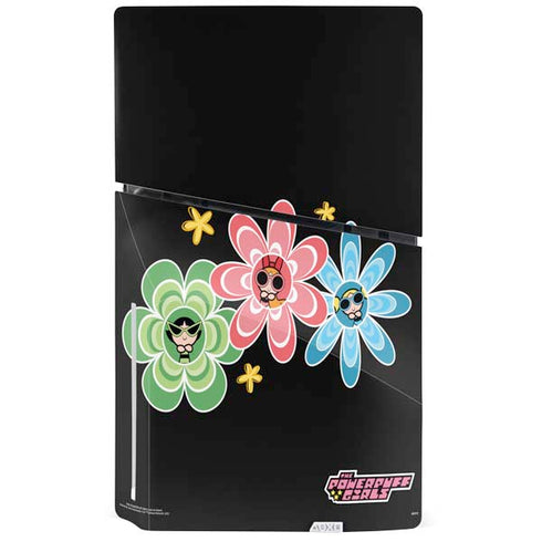 Cartoon Network Powerpuff Girls Flowers PS5 Slim Disk Bundle Skin