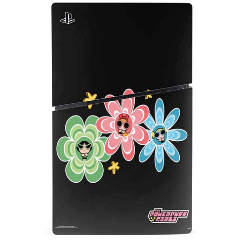 Cartoon Network Powerpuff Girls Flowers PS5 Slim Disk Console Skin