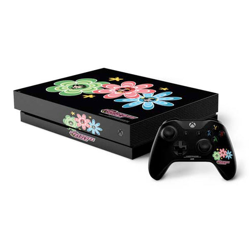 Cartoon Network Powerpuff Girls Flowers Xbox One X Bundle Skin