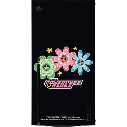 Cartoon Network Powerpuff Girls Flowers Xbox Series X Console Skin