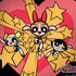 Cartoon Network Powerpuff Girls Gold Stars Dell Alienware Skin