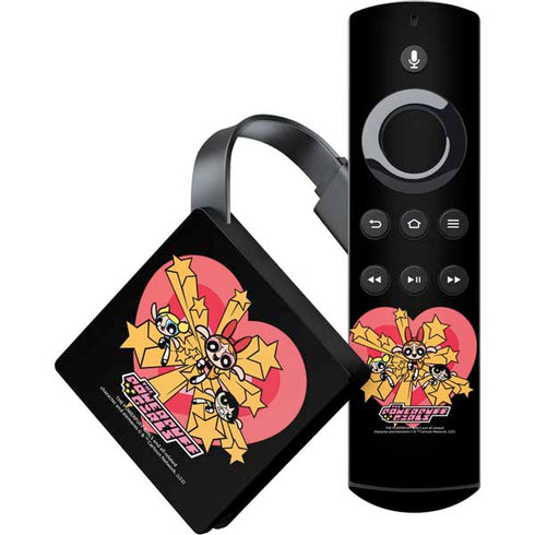 Cartoon Network Powerpuff Girls Gold Stars Amazon Fire TV Skin