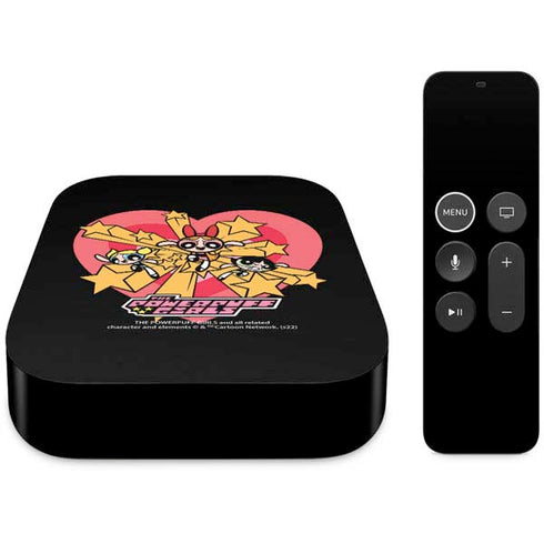 Cartoon Network Powerpuff Girls Gold Stars Apple TV Skin