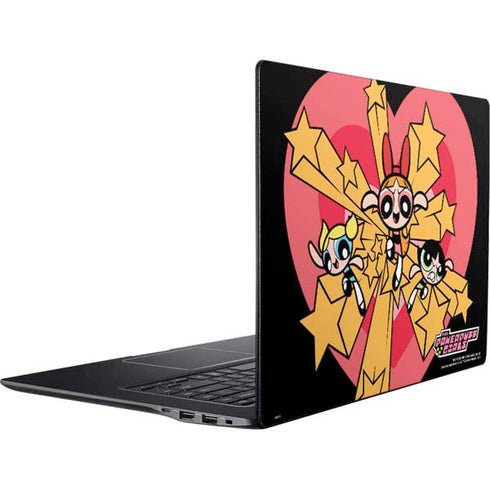 Cartoon Network Powerpuff Girls Gold Stars Ativ Book 9 (15.6in 2014) Skin